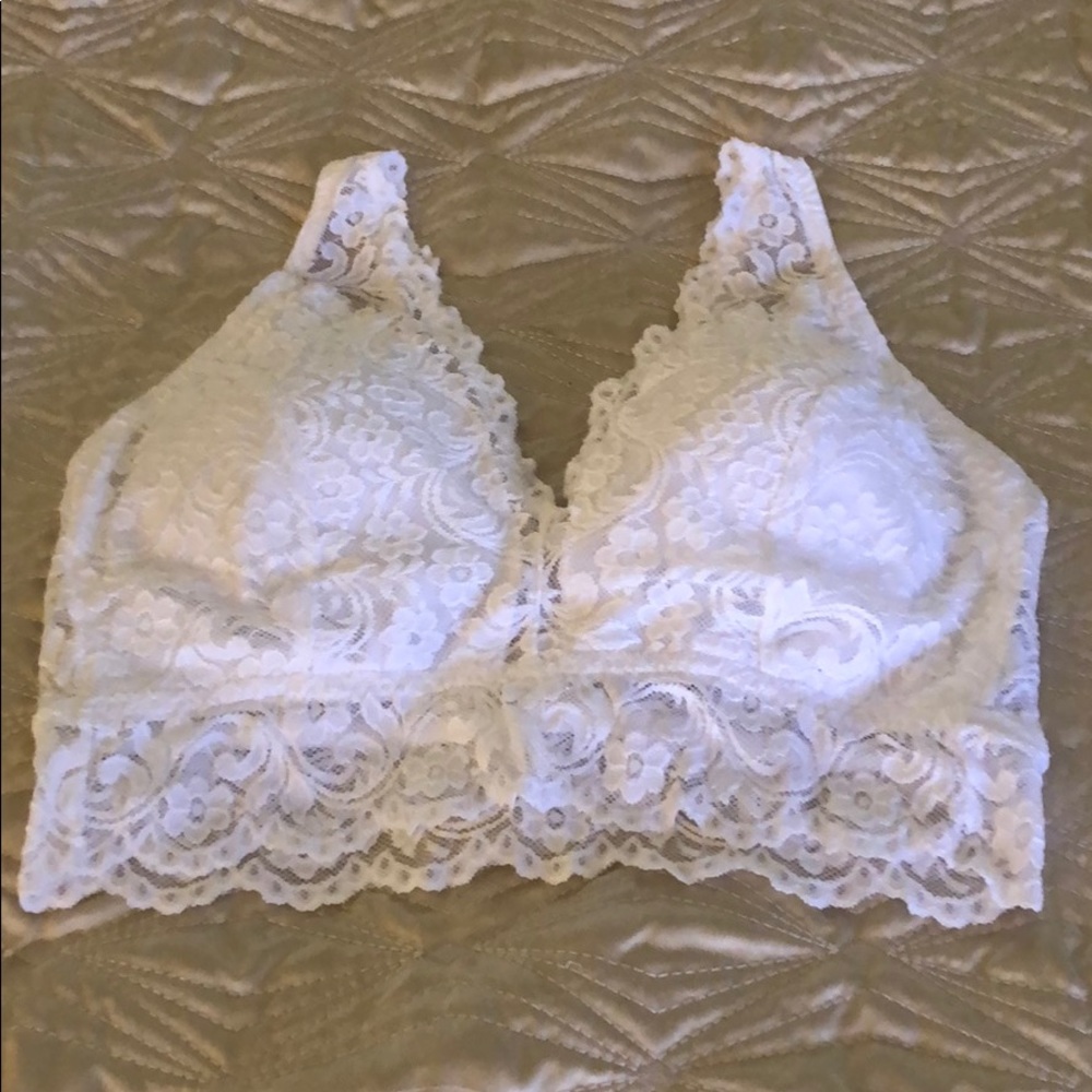 Smart & Sexy white bralette bra sexy 34/36 D